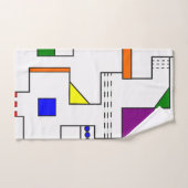 Bauhaus Circuits Badhandtuch Set (Handtuch)