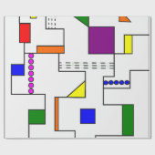 Bauhaus Circuits Geschenkpapier (Flach)