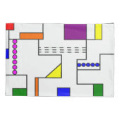 Bauhaus Circuits Kissenbezug (Rückseite)