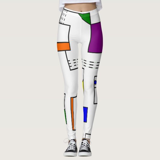 Bauhaus Circuits Leggings (Vorderseite)