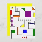 Bauhaus Circuits Mitteilungskarte (Vorne/Hinten)