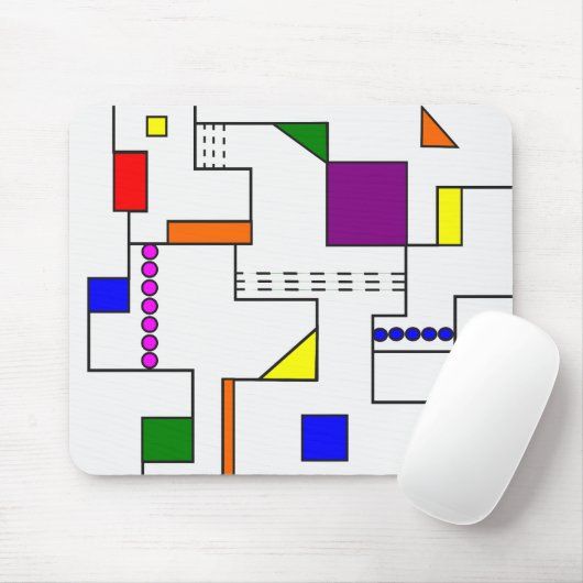 Bauhaus Circuits Mousepad (Mit Mouse)
