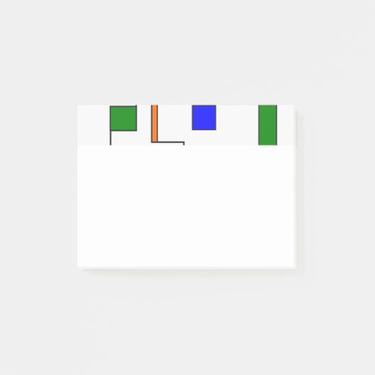 Bauhaus Circuits Post-it Klebezettel (Vorderseite)