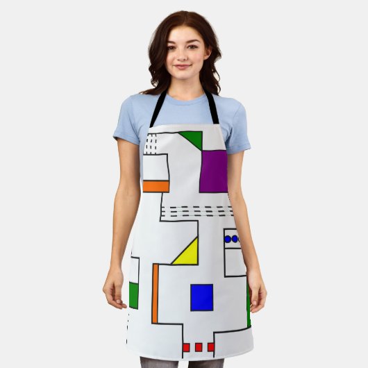 Bauhaus Circuits Schürze (Getragen)
