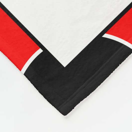 Bauhaus Collage Fleecedecke (Ecke)