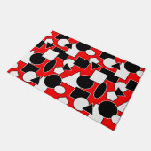 Bauhaus Collage Fußmatte (Schrägansicht)