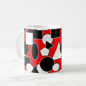 Bauhaus Collage Kaffeetasse (Vorderseite Links)