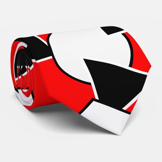 Bauhaus Collage Krawatte (Gerollt)