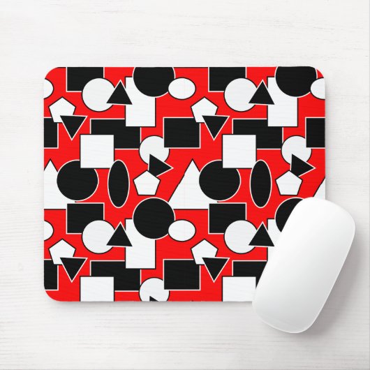 Bauhaus Collage Mousepad (Mit Mouse)