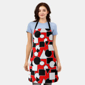 Bauhaus Collage Schürze (Getragen)