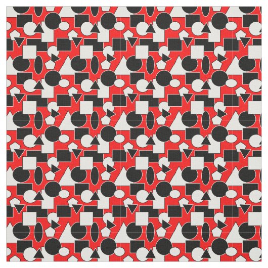 Bauhaus Collage Stoff (Muster)