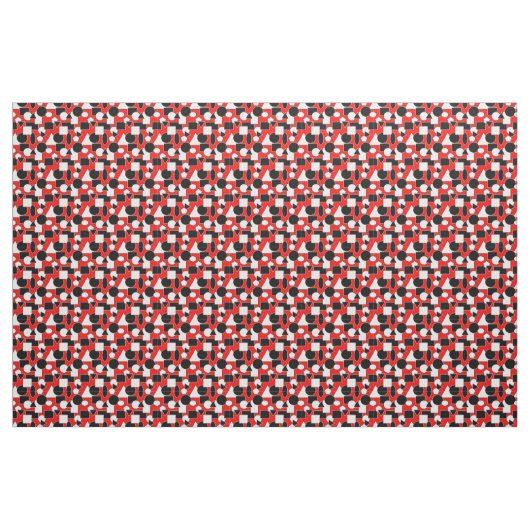 Bauhaus Collage Stoff (Fat Quarter (45,7 x 55,9 cm))