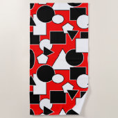 Bauhaus Collage Strandtuch (Vorderseite)