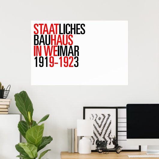 Bauhaus collection poster (Heimbüro)
