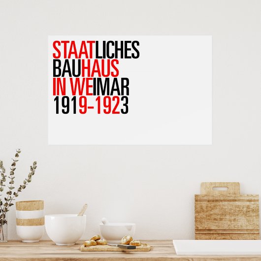 Bauhaus collection poster (Küche)