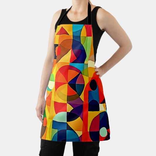 Bauhaus Color Geometry Design Schürze (InSitu)