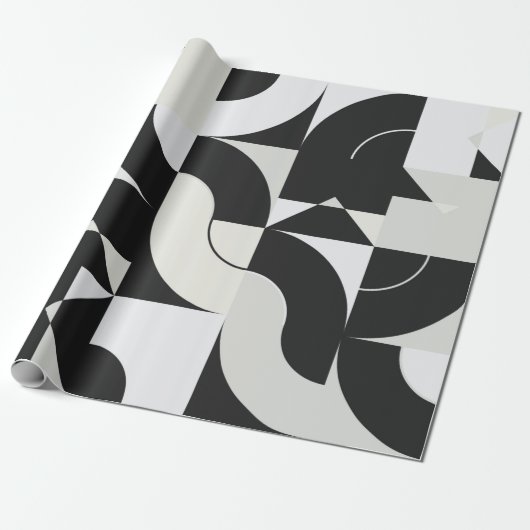 Bauhaus composition artwork made with abstract ele geschenkpapier (Ungerollt)