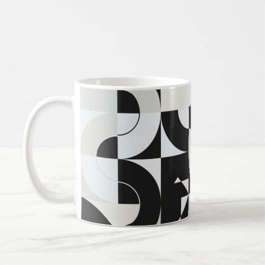 Bauhaus composition artwork made with abstract ele kaffeetasse (Links)