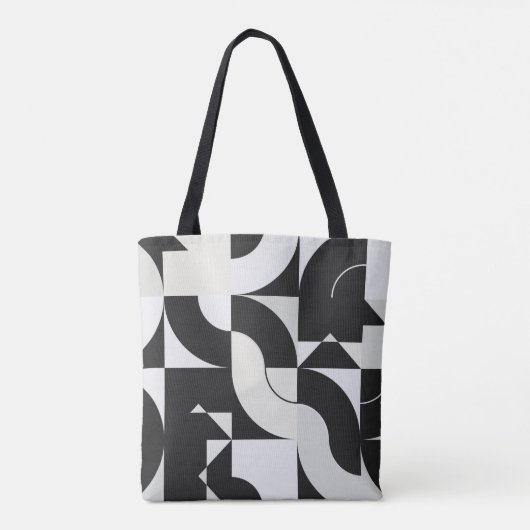 Bauhaus composition artwork made with abstract ele tasche (Rückseite)