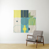 Bauhaus composition artwork made with abstract ele wandteppich (Beispiel)