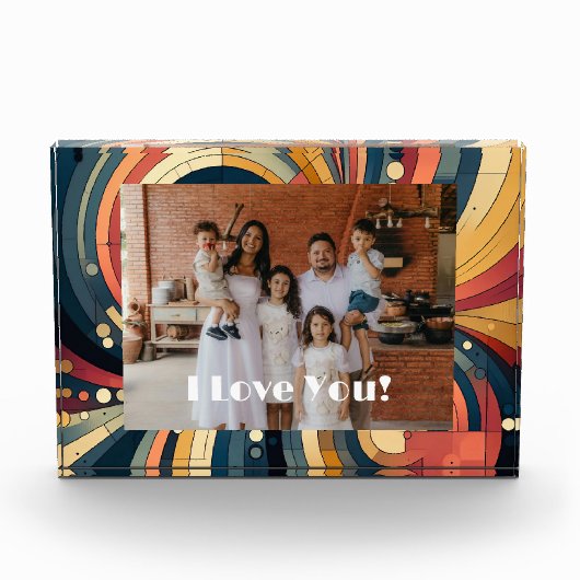 Bauhaus Custom Picture Foto Block (Vorderseite)