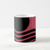 Bauhaus Deep Pink Abstrakt Kaffeetasse (Mittel)