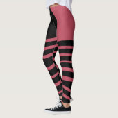 Bauhaus Deep Pink Abstrakt Leggings (Links)