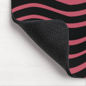 Bauhaus Deep Pink Abstrakt Mousepad (Ecke)