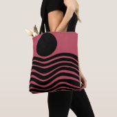 Bauhaus Deep Pink Abstrakt Tasche (Von Nahem)