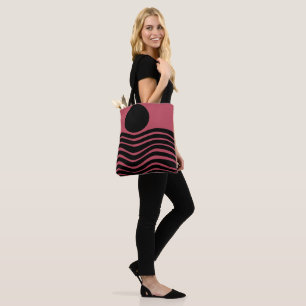 Bauhaus Deep Pink Abstrakt Tasche