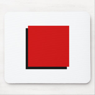 Bauhaus Design Geometrie Art Roter Platz Mousepad