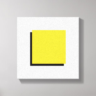 Bauhaus Design Geometrie Art Yellow Square Leinwanddruck