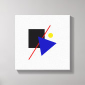 Bauhaus Design Geometrie Kunst Leinwanddruck (Vorderseite)