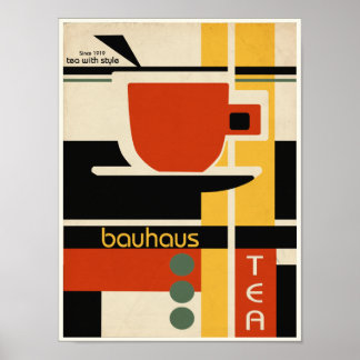 Bauhaus Design Tee Poster