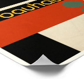 Bauhaus Design Tee Poster (Ecke)