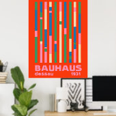 Bauhaus Dessau 1931 Abstrakt Poster (Heimbüro)
