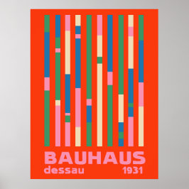 Bauhaus Dessau 1931 Abstrakt Poster