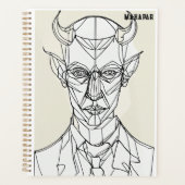Bauhaus Devil Line Kunst Planer (Vorderseite)