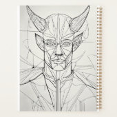 Bauhaus Devil Line Kunst Planer (Rückseite)