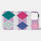 Bauhaus Diamond Quilt Case-Mate iPhone Hülle (Rückseite (Horizontal))