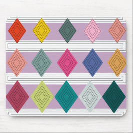Bauhaus Diamond Quilt Mousepad