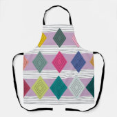 Bauhaus Diamond Quilt Schürze (Vorderseite)