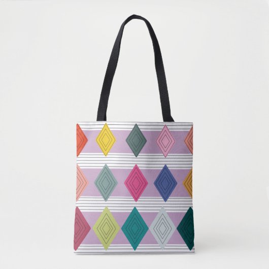 Bauhaus Diamond Quilt Tasche (Vorderseite)