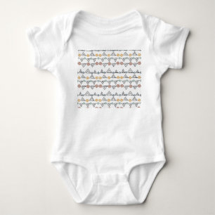 Bauhaus-Dreiecke Baby Strampler