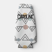 Bauhaus-Dreiecke Flaschenkühler (Vorderseite)