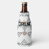 Bauhaus-Dreiecke Flaschenkühler (Flaschenvorderseite)