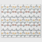 Bauhaus-Dreiecke Geschenkpapier (Flach)