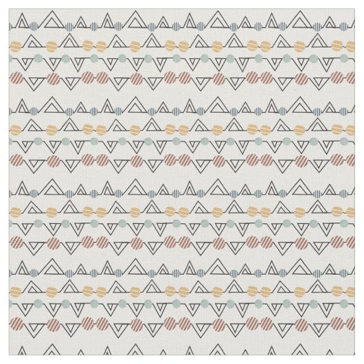 Bauhaus-Dreiecke Stoff (Nahaufnahme)