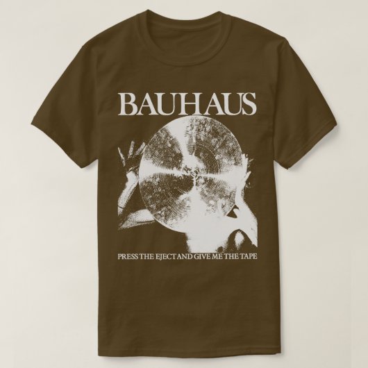Bauhaus drückt das Objekt und gibt mir das Band 1 T-Shirt (Design vorne)