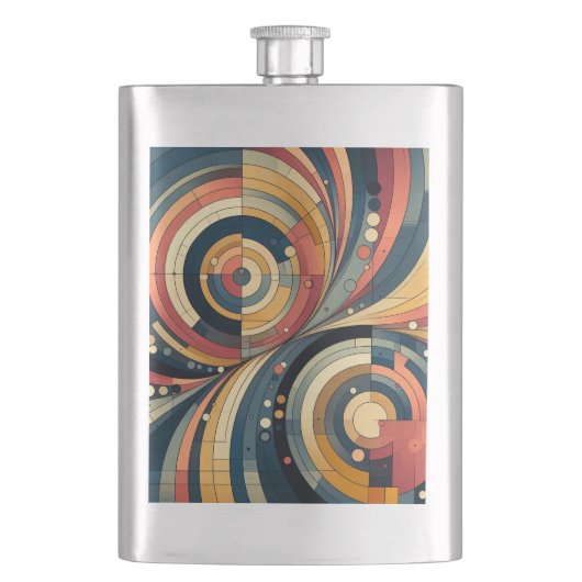 Bauhaus Duality Classic Flask Flachmann (Vorderseite)